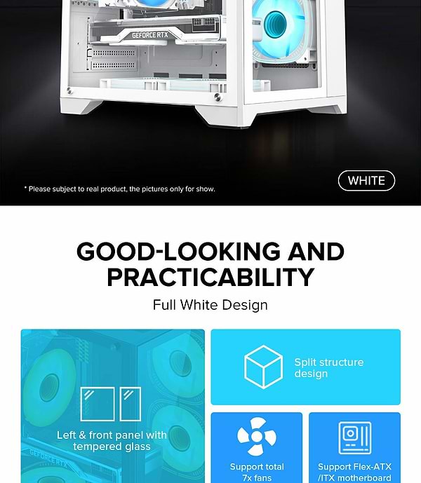 Фото - Корпус Gamemax Infinity Mini White без БП