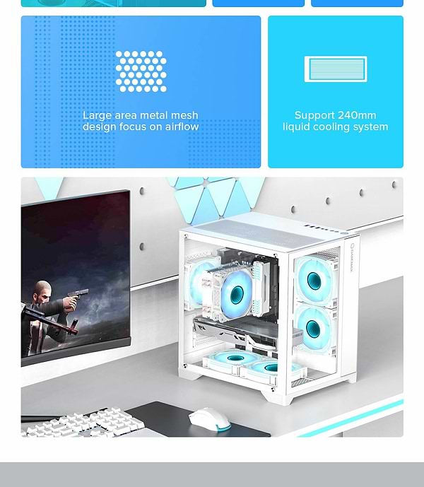 Фото - Корпус Gamemax Infinity Mini White без БП