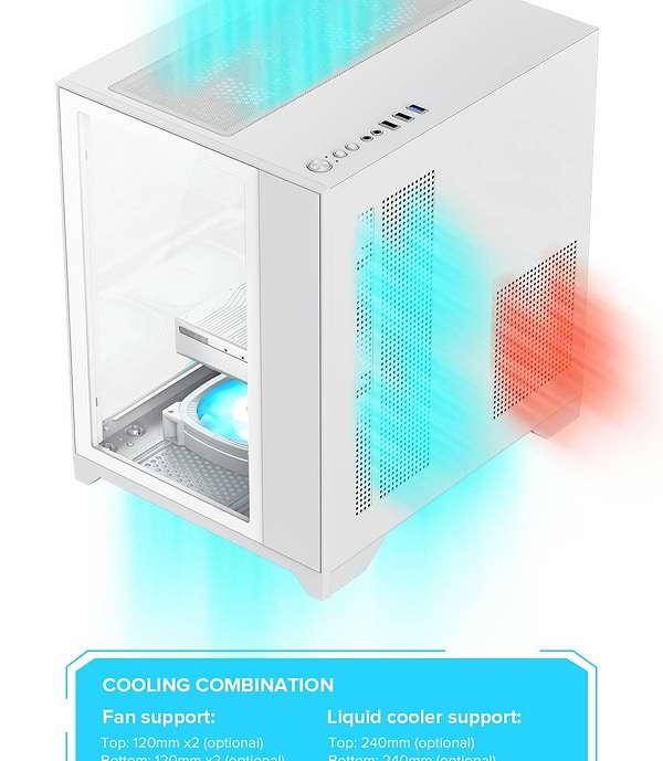 Фото - Корпус Gamemax Infinity Mini White без БП