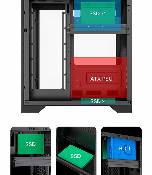 Фото - Корпус Gamemax Infinity Mini Black без БП