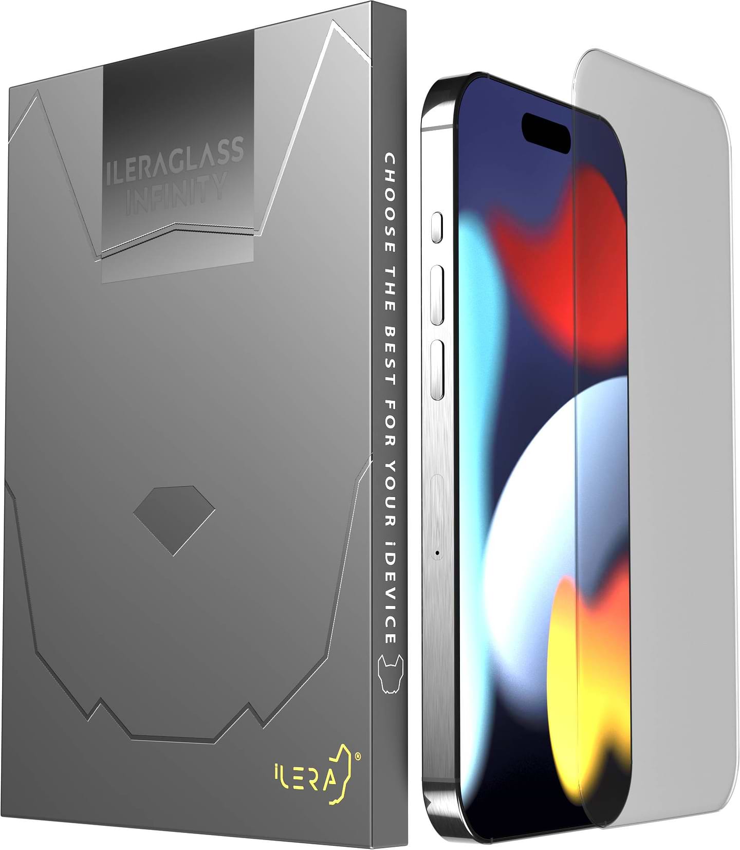 Захисне скло для смартфону ILera Infinity Full Cover Glass iPhone 15 Pro (iLFCDL15Pr) - Фото 1