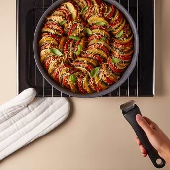 Фото - Набір посуду зі знімною ручкою Tefal L3969072 Ingenio Natural Force 7 пр