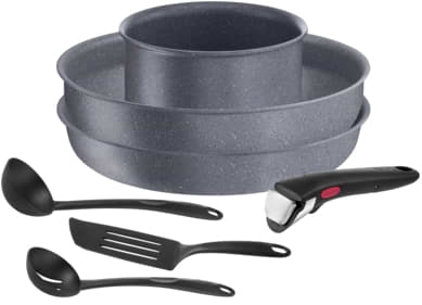 Фото - Набір посуду зі знімною ручкою Tefal L3969072 Ingenio Natural Force 7 пр