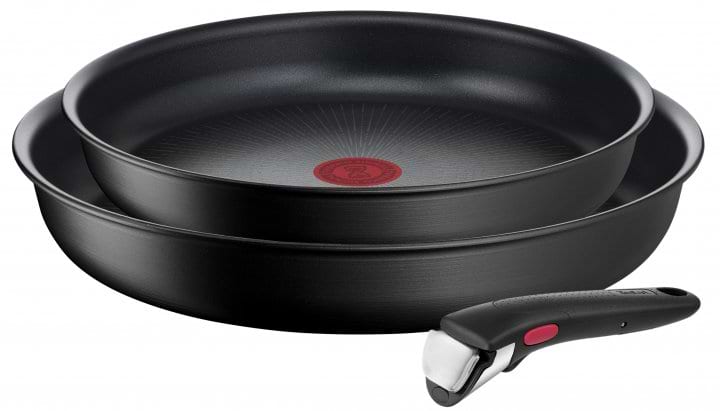 Набір сковорід зі знімною ручкою Tefal L7638942 Ingenio Unlimited 3 пр - Фото 1