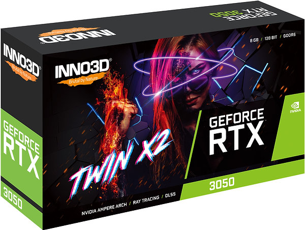 Фото - Видеокарта Inno3D NVIDIA RTX 3050 (N30502-08D6-1711VA41)