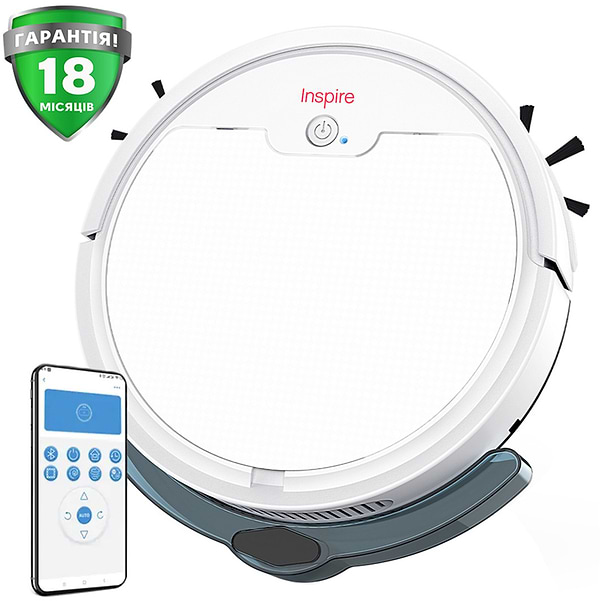 Фото - Робот-пилосос миючий INSPIRE B8S-max White