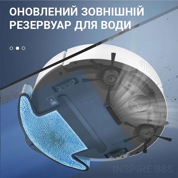 Фото - Робот-пилосос миючий INSPIRE B8S-max White