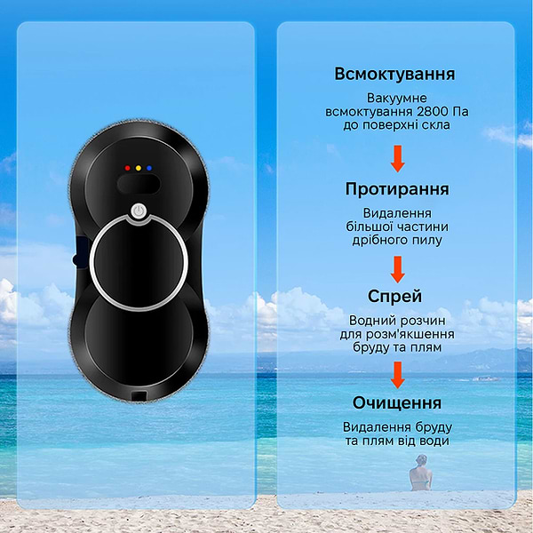 Фото - Пылесос оконный INSPIRE HCR-10 Black