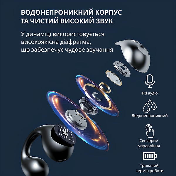 Фото - Наушники вкладыши беспроводные TWS INSPIRE YK10 Black