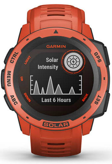 Фото - Смарт-часы Garmin Instinct Solar Flame Red (010-02293-20)