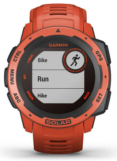 Фото - Смарт-часы Garmin Instinct Solar Flame Red (010-02293-20)