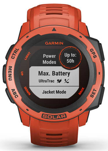 Фото - Смарт-часы Garmin Instinct Solar Flame Red (010-02293-20)