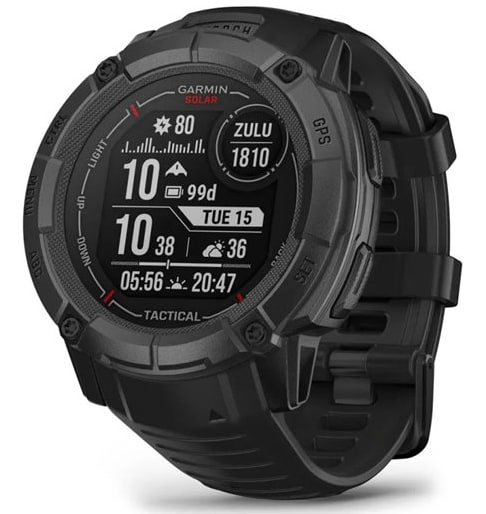 Смарт-часы Garmin Instinct 2X Solar Tactical Edition Black (010-02805-03) - Фото 1