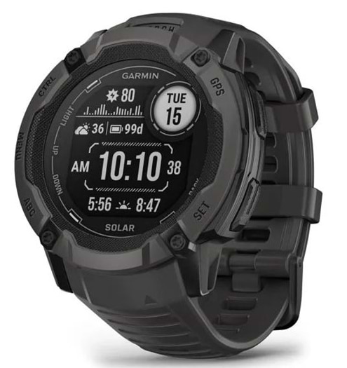 Фото - Смарт-годинник Garmin Instinct 2X, Solar Graphite (010-02805-00)