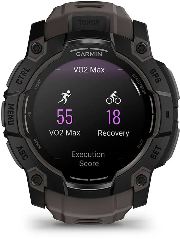 Фото - Смарт-годинник Garmin Instinct 3, 50mm, AMOLED, Black Bezel with Charcoal Band (010-03020-00)