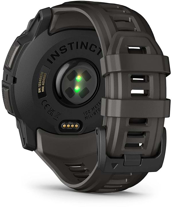 Фото - Смарт-годинник Garmin Instinct 3, 50mm, AMOLED, Black Bezel with Charcoal Band (010-03020-00)
