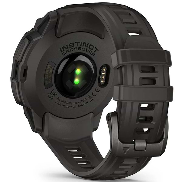 Фото - Смарт-годинник Garmin Instinct Crossover AMOLED, Charcoal Grey/Charcoal Grey (010-03398-00)