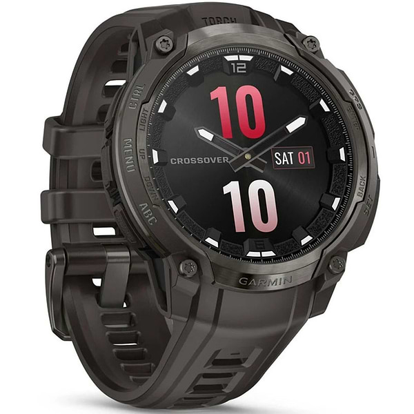 Фото - Смарт-годинник Garmin Instinct Crossover AMOLED, Charcoal Grey/Charcoal Grey (010-03398-00)