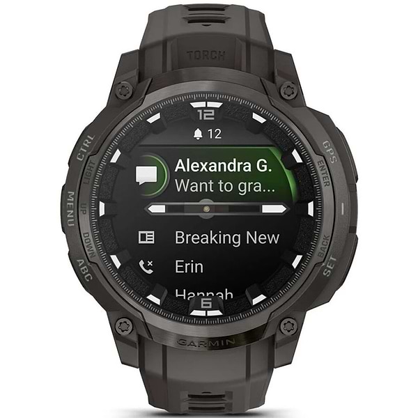 Фото - Смарт-годинник Garmin Instinct Crossover AMOLED, Charcoal Grey/Charcoal Grey (010-03398-00)
