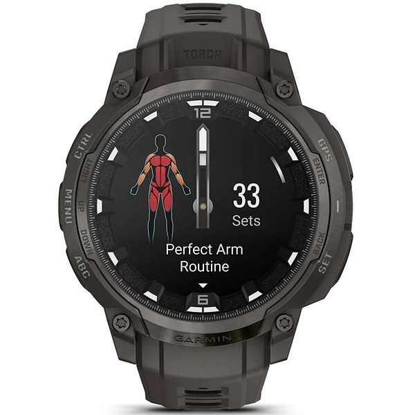 Фото - Смарт-годинник Garmin Instinct Crossover AMOLED, Charcoal Grey/Charcoal Grey (010-03398-00)