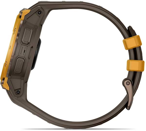 Фото - Смарт-часы Garmin Instinct Crossover AMOLED, BronzeSunburst/Cocoa (010-03398-01)