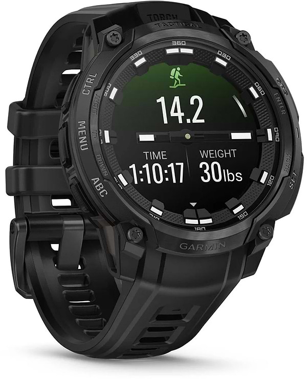 Фото - Смарт-часы Garmin Instinct Crossover AMOLED, Tactical, Black/Black (010-03398-02)