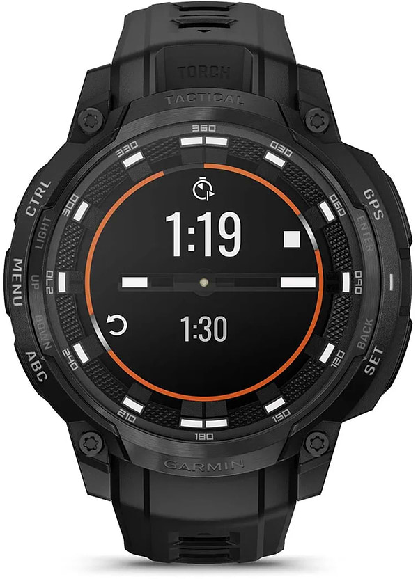 Фото - Смарт-часы Garmin Instinct Crossover AMOLED, Tactical, Black/Black (010-03398-02)