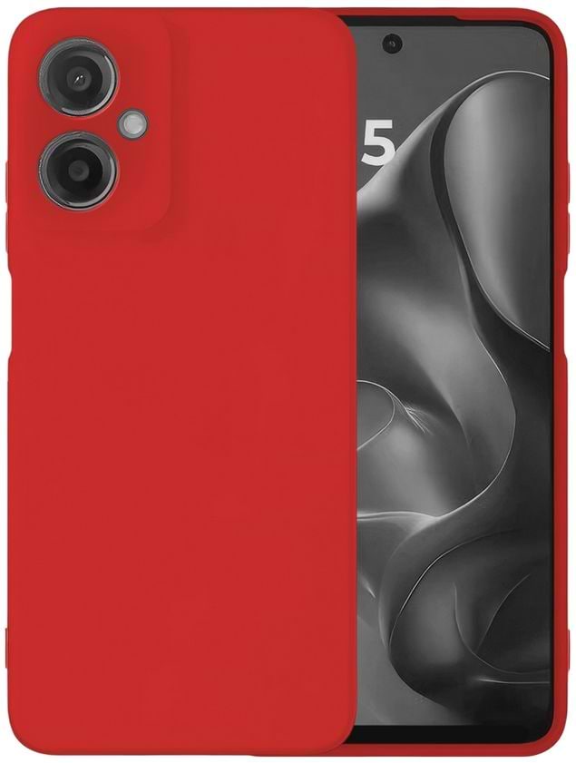 Чехол для смартфона Intaleo Silicone for Motorola Moto G24 Power Red (1283126640193)