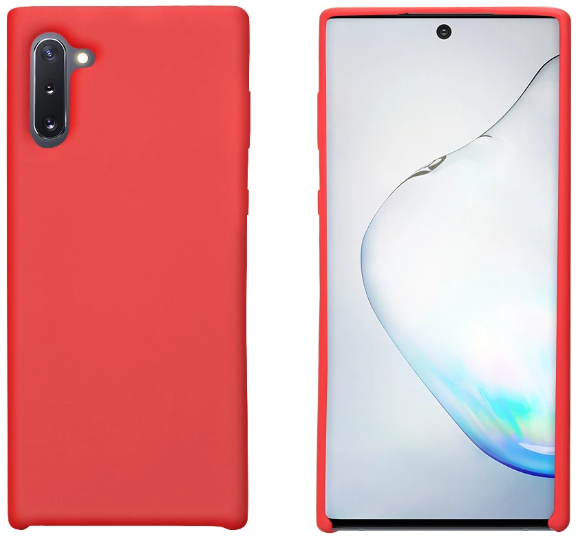 Чехол для смартфона Intaleo Velvet for Samsung Note 10 Red (1283126496783)
