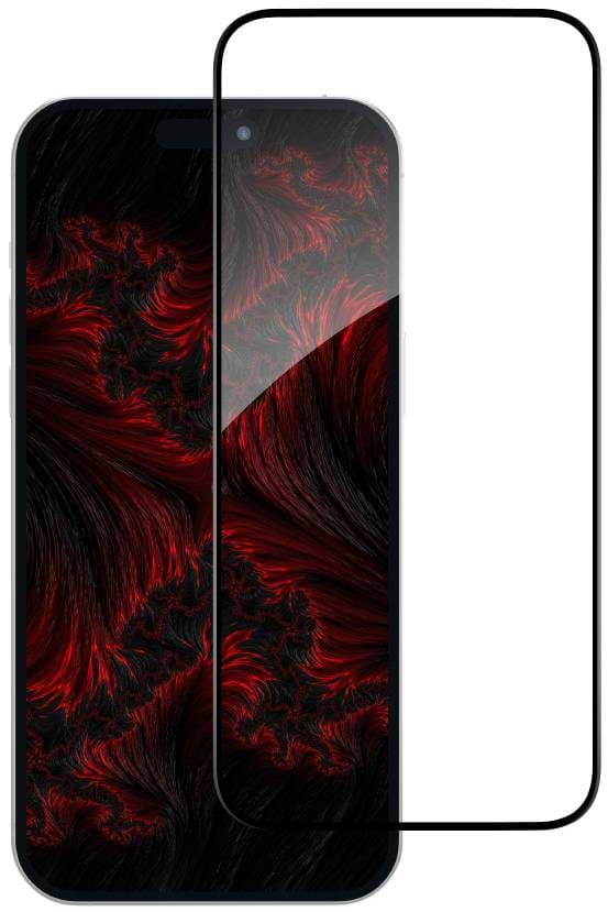 Защитное стекло для смартфона Intaleo 9H 3D for Apple iPhone 15 / iPhone 16 Black (1283126577314)