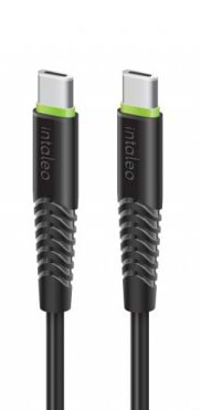 Кабель синхронізації даних Intaleo CBFLEXTT1 USB Type-C-USB Type-C 1.2 м Black (1283126504082)