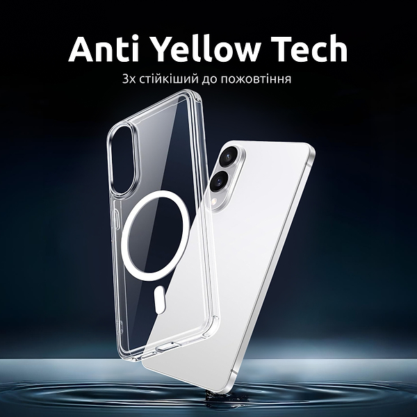 Фото - Чохол для смартфону Intaleo CLEAR 
for Samsung Galaxy S25 Edge з MagSafe (1283126631221)