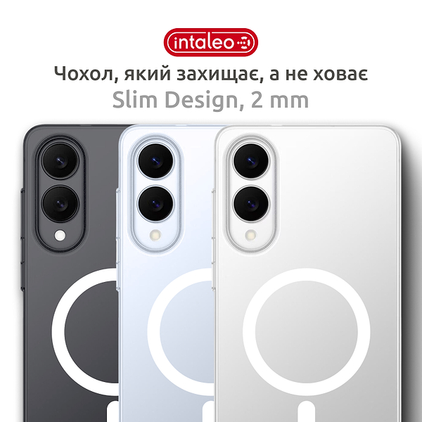 Фото - Чохол для смартфону Intaleo CLEAR 
for Samsung Galaxy S25 Edge з MagSafe (1283126631221)