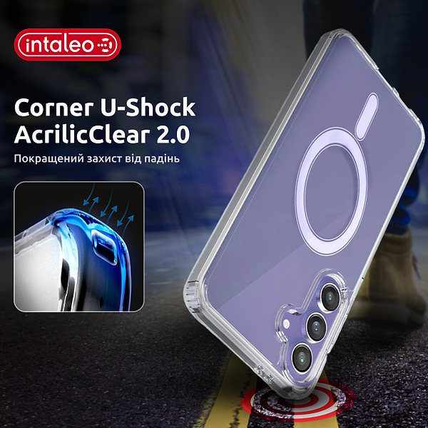 Фото - Чохол для смартфону Intaleo CLEAR 
for Samsung Galaxy S25 FE з MagSafe (1283126631382)