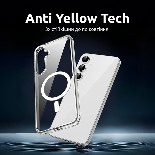 Фото - Чохол для смартфону Intaleo CLEAR 
for Samsung Galaxy S25 FE з MagSafe (1283126631382)