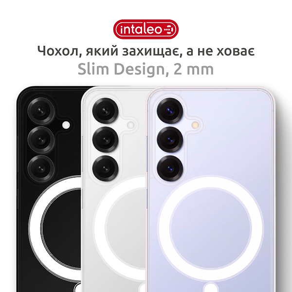 Фото - Чохол для смартфону Intaleo CLEAR 
for Samsung Galaxy S25 FE з MagSafe (1283126631382)