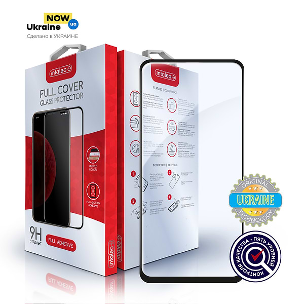 Фото - Защитное стекло для смартфона Intaleo Full Glue for Xiaomi Redmi 10 (1283126517389)