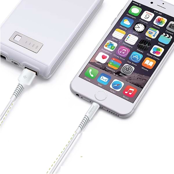 Фото - Кабель синхронизации данных Intaleo Lightning 0,2м White (CBFLEXL0)
