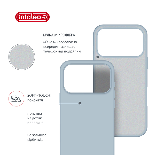 Фото - Чохол для смартфону Intaleo Silicone Case for Apple iPhone 17 Pro Blue (1283126630491)
