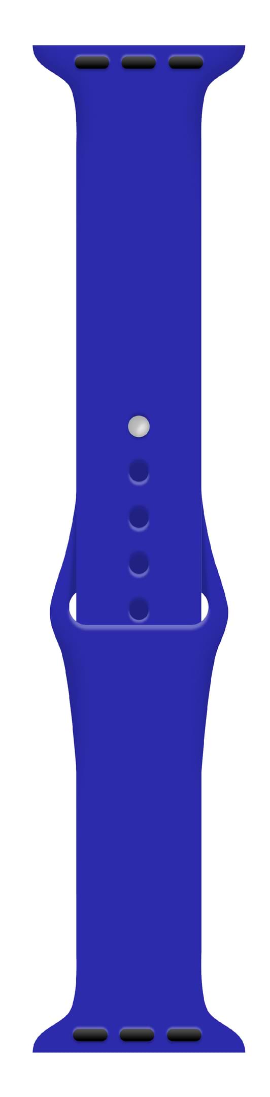 Ремінець для смарт-годинника Intaleo Silicone for Apple Watch 42/44 mm 
Blue (1283126494369) - Фото 1
