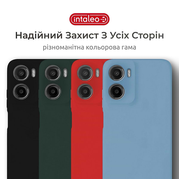 Фото - Чехол для смартфона Intaleo SoftShell for Motorola Moto G05 Blue (1283126632273)