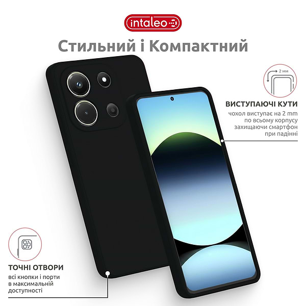 Фото - Чохол для смартфона Intaleo SoftShell for Motorola Moto G15/G15 Power Black (1283126632365)