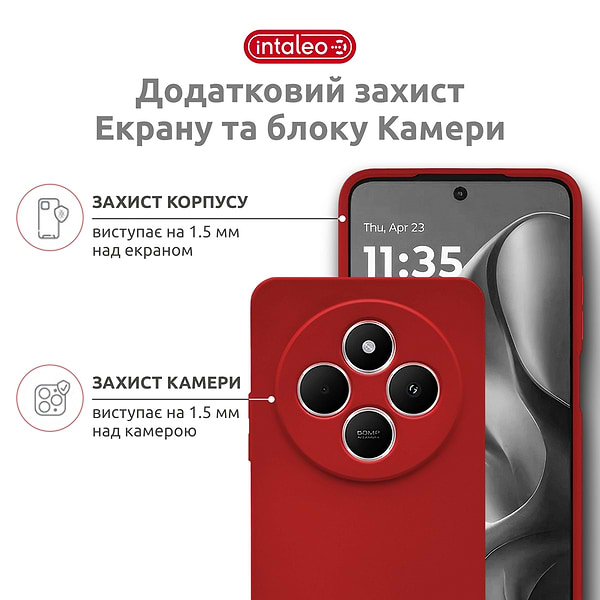 Фото - Чохол для смартфону Intaleo SoftShell for Xiaomi Redmi A4 Red (1283126632457)