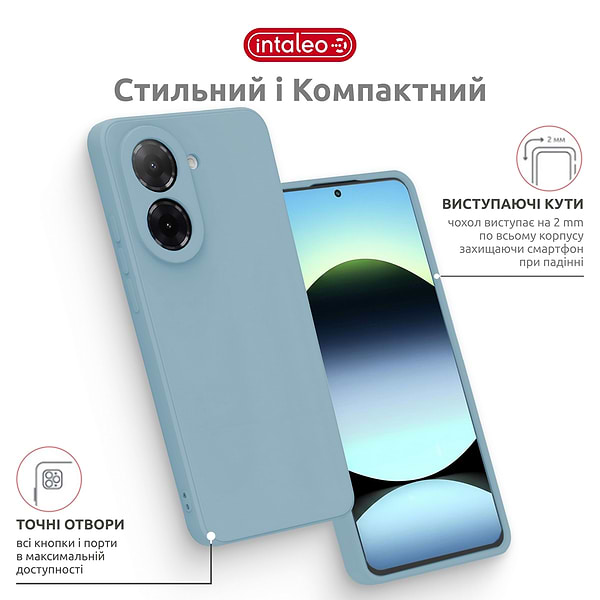 Фото - Чохол для смартфону Intaleo SoftShell for Xiaomi Redmi A5 Blue (1283126631283)