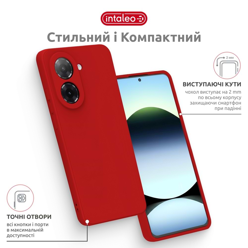 Фото - Чохол для смартфону Intaleo SoftShell for Xiaomi Redmi A5 Red (1283126631313)