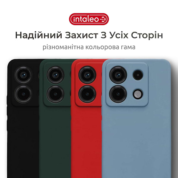 Фото - Чохол для смартфону Intaleo SoftShell for Xiaomi Redmi Note 13 Pro 4G Blue (1283126632471)