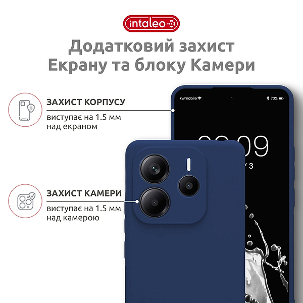 Фото - Чехол для смартфона Intaleo SoftShell for Xiaomi Redmi Note 14S 4G Blue (1283126631344)