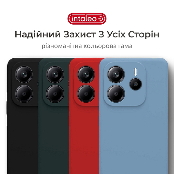Фото - Чехол для смартфона Intaleo SoftShell for Xiaomi Redmi Note 14S 4G Blue (1283126631344)