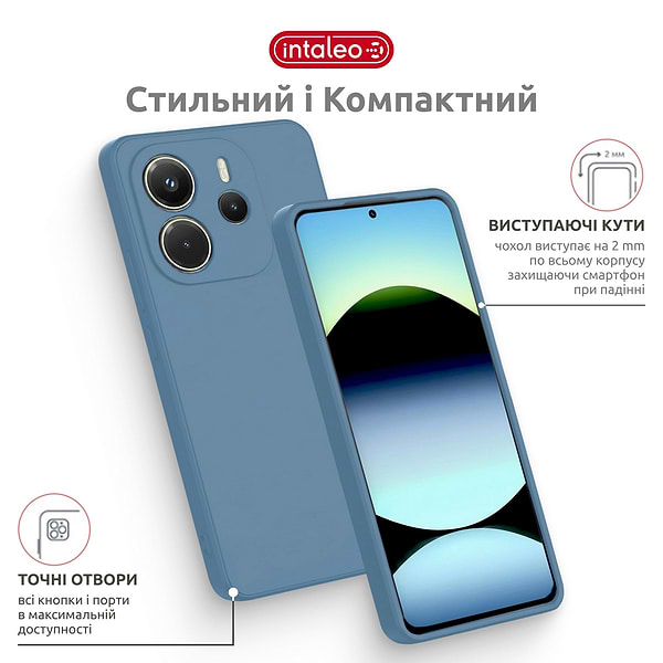 Фото - Чохол для смартфону Intaleo SoftShell for Xiaomi Redmi Note 14S 4G Light Blue (1283126631337)