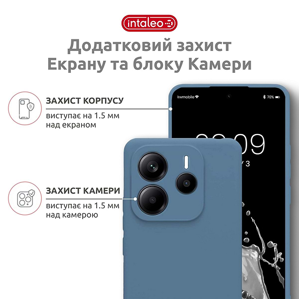 Фото - Чохол для смартфону Intaleo SoftShell for Xiaomi Redmi Note 14S 4G Light Blue (1283126631337)